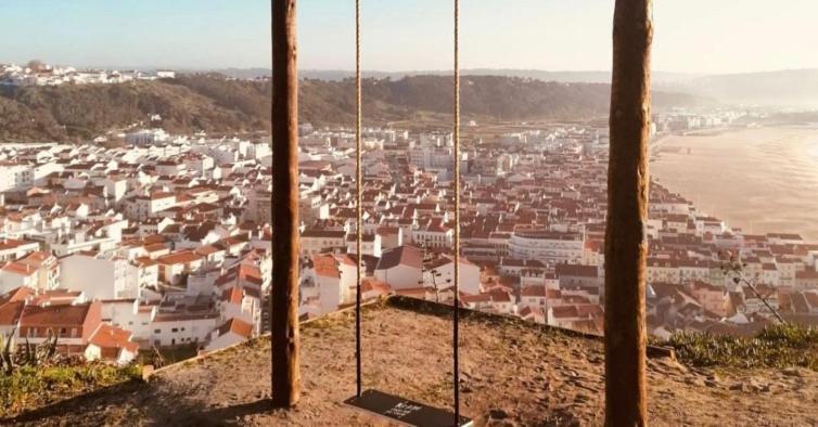 Ferienwohnung Ascensor A Vista Nazaré Exterior foto